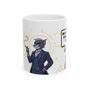 the sarcastic cat of law themed ceramic mug perfect gift for cat lovers, unique coffee cup for home office, funny mug for birthdays, animal [...]